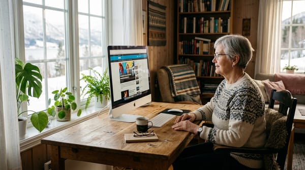 Digitalisering og eldreomsorg: Frihet eller digitalt utenforskap?
